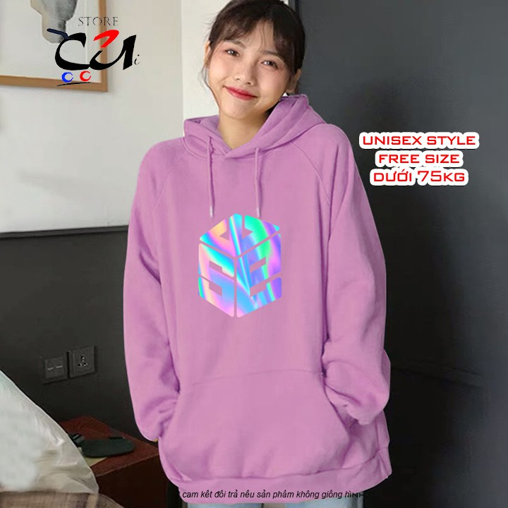 Hoodie Phản Quang In Hình WSE Free Size, ÁO Khoát Nỉ Unisex Form Rộng | BigBuy360 - bigbuy360.vn