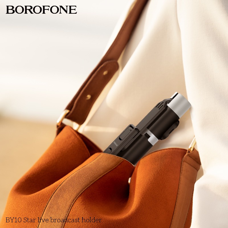 Gậy Selfie Bluetooth BOROFONE BY10 Điều Khiển Từ Xa - Tripod Có 3 Chân Đỡ - Gậy Selfie - Chụp Hình - CHÍNH HÃNG