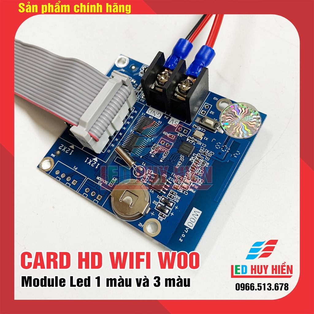 Card Wifi HD W00, W02, W03, W04 Module led 1 màu, 3 màu