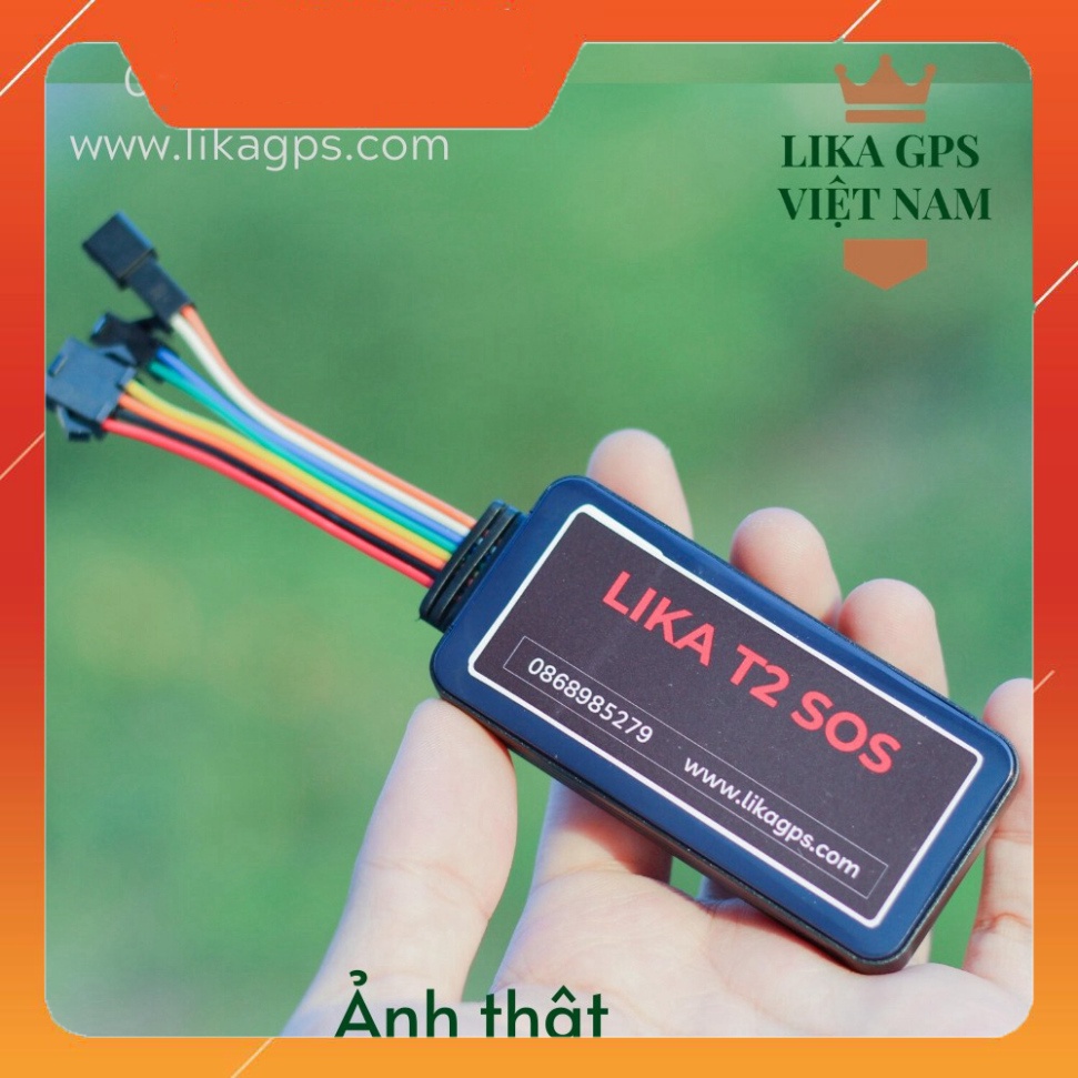 HÓT SALE Định vị xe máy, ô tô LIKA T2 SOS - Nghe âm thanh - Nút SOS - Miễn phí phần mềm Tiếng Việt trọn đời - Bảo hành 1