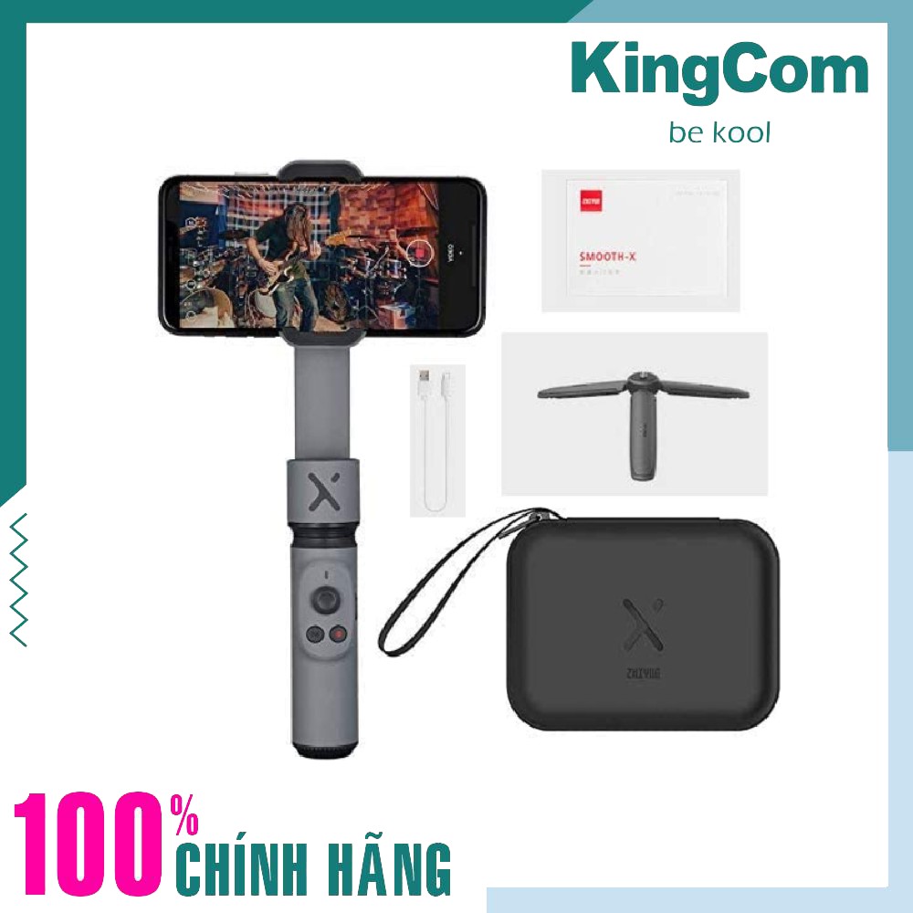 Zhiyun Smooth X Combo, Tay Cầm Chống Rung, Gimbal Quay Phim Cho Điện Thoại