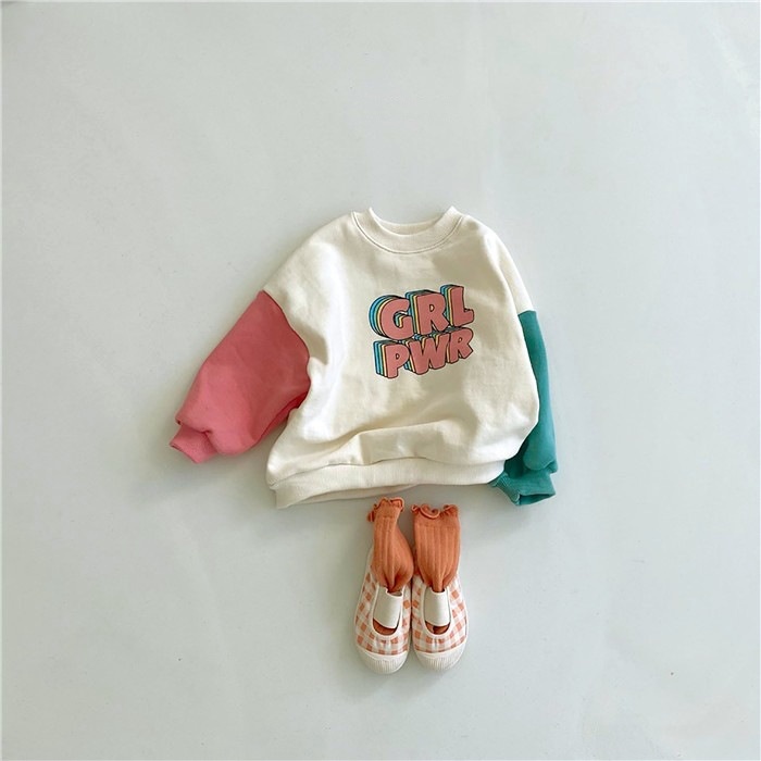 Áo sweater/ Quần thiết kế xinh xắn cho bé gái 0-2 tuổi