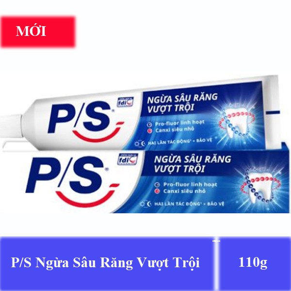 Kem đánh răng P/S ngừa sâu răng vượt trội hộp 110g