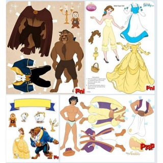 Búp bê giấy Aladin nhân vật hoạt hình