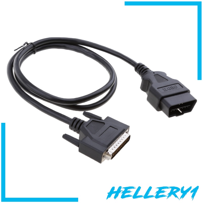 Cáp Chuyển Đổi OBD II 2 16Pin Sang DB25 25Pin Chuyên Dụng Cho Xe Hơi