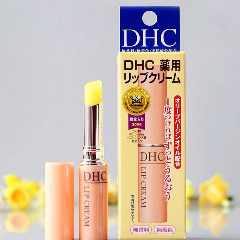 Son Dưỡng Môi DHC Lip Cream 1,5g Bản Không màu Giảm Thâm Môi