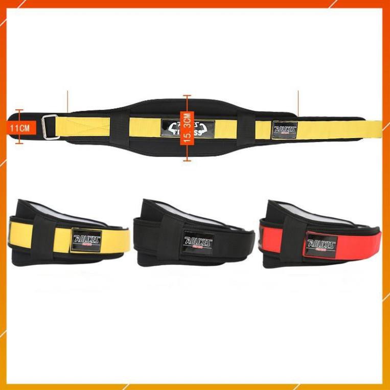 Đai nịt bụng Aolikes 7983 bảo vệ lưng cột sống thoát vị tập gym nâng tạ squat thể hình chạy đi bộ