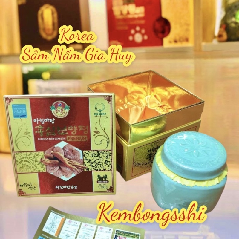 [DUY NHẤT HÔM NAY] [SALE LỚN] Cao Hồng Sâm Achim Hàn Quốc, Hũ 1.2kg