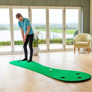 GOLF chuyên dụng - Cải thiên kỹ năng golf hiệu quả tại nhà - Thảm tập putt mô phỏng mặt sân golf với độ nghiêng 2,5cm