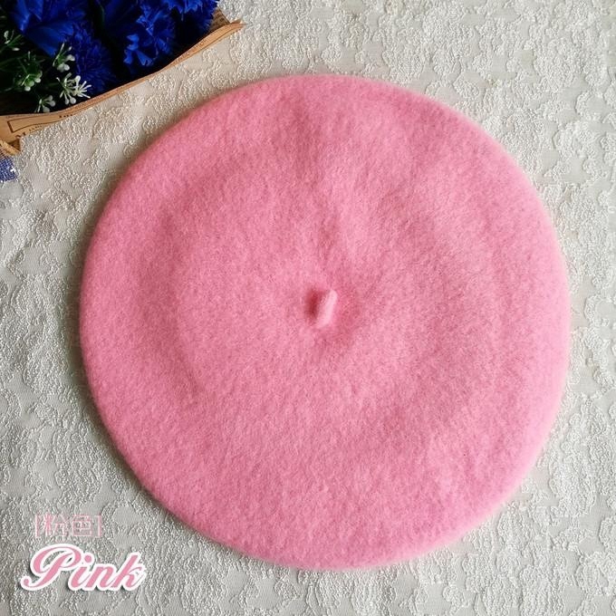 Mũ Beret Len Cho Bé Gái (9 Màu)