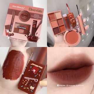Set 4 Sản Phẩm Makeup KISS BEAUTY Chocolate
