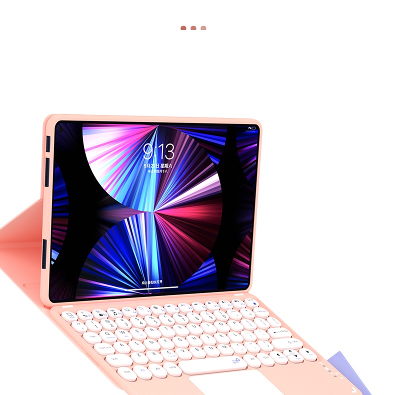Bao da máy tính bảng PU mềm nắp lật nam châm kiêm bàn phím không dây cho Xiaomi Mi Pad 5 Pro MiPad 5 Xiaomi Mi Pad 5 5 Pro 11 Inch