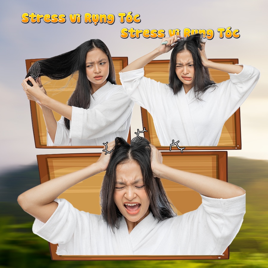 Viên uống kích thích mọc tóc, giảm rụng tóc Hairtonic chống bạc tóc, cải thiện khô tóc hiệu quả, an toàn từ thiên nhiên