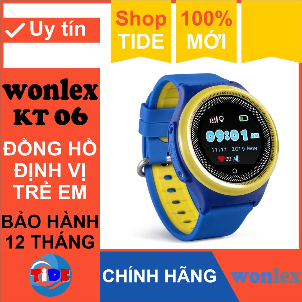 [ Wonlex KT06 ] Đồng hồ thông minh – CHÍNH HÃNG – Kháng nước IP67 – Định vị Wifi/Lbs/Gps/Apgs – Bảo hành 1 năm