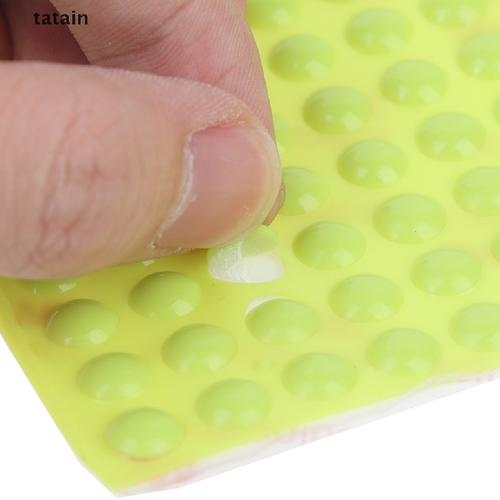 [TAT] 100Pcs Wall Stickers Self Adhesive Door Cabinets Anti-collision Rubber Feet Pad CVX