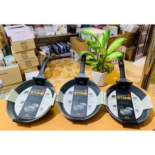 Chảo đá 7 lớp lock&lock stone - đáy từ đủ size