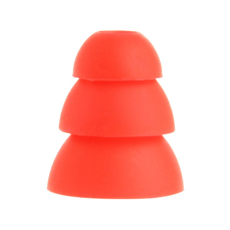 Set 3 cặp nút silicon 3 lớp thay thế cho tai nghe nhét tai cỡ S / M / L tiện dụng