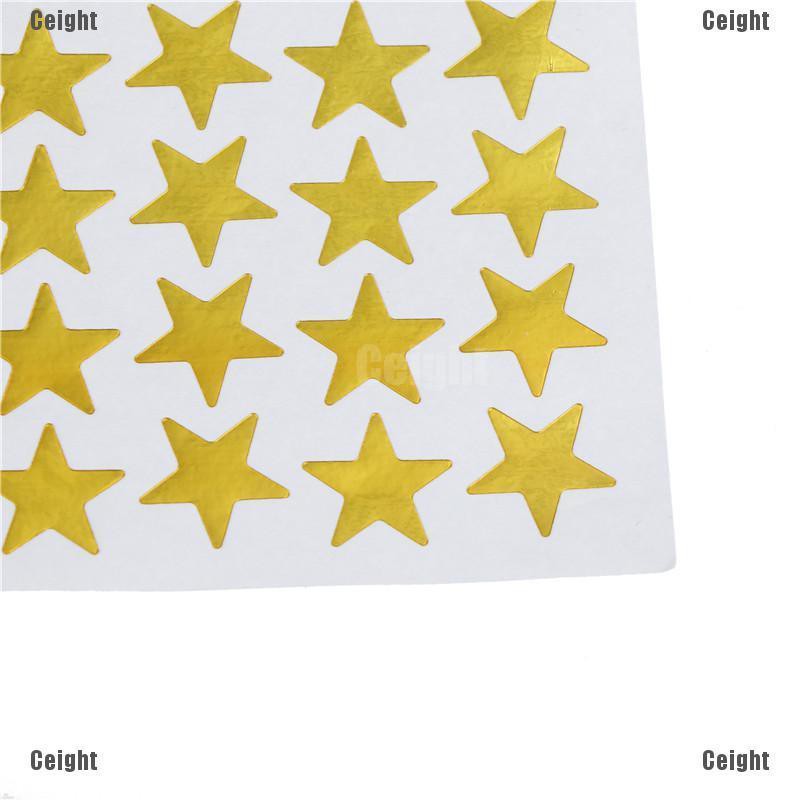 10Pcs Lovely Star Stickers Teacher Label Reward For Kids Student Gift Stationery