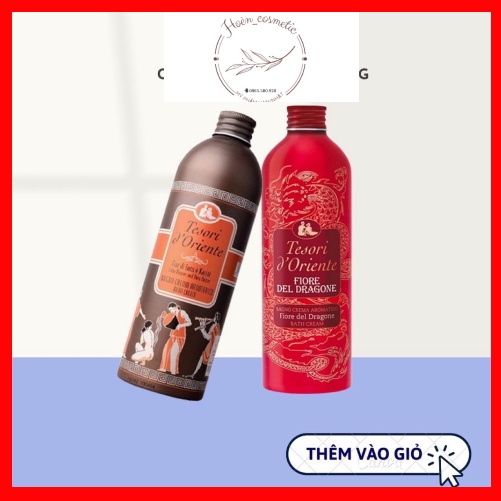 Sữa Tắm Xích Tesori D'Oriente Hàng Chính Hãng Nhập Khẩu Ý Có Team Đầy Đủ - Tặng Vòi