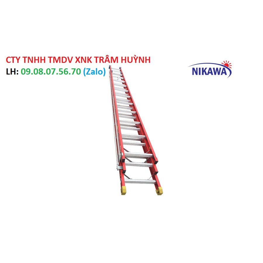 Thang cách điện ba đoạn Nikawa NKL-110, 1100cm