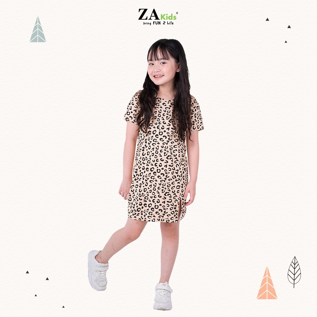 Váy Cotton Bé Gái (1-6 tuổi) Dáng Xòe Đuôi Cá ZA Kids ZA2101G