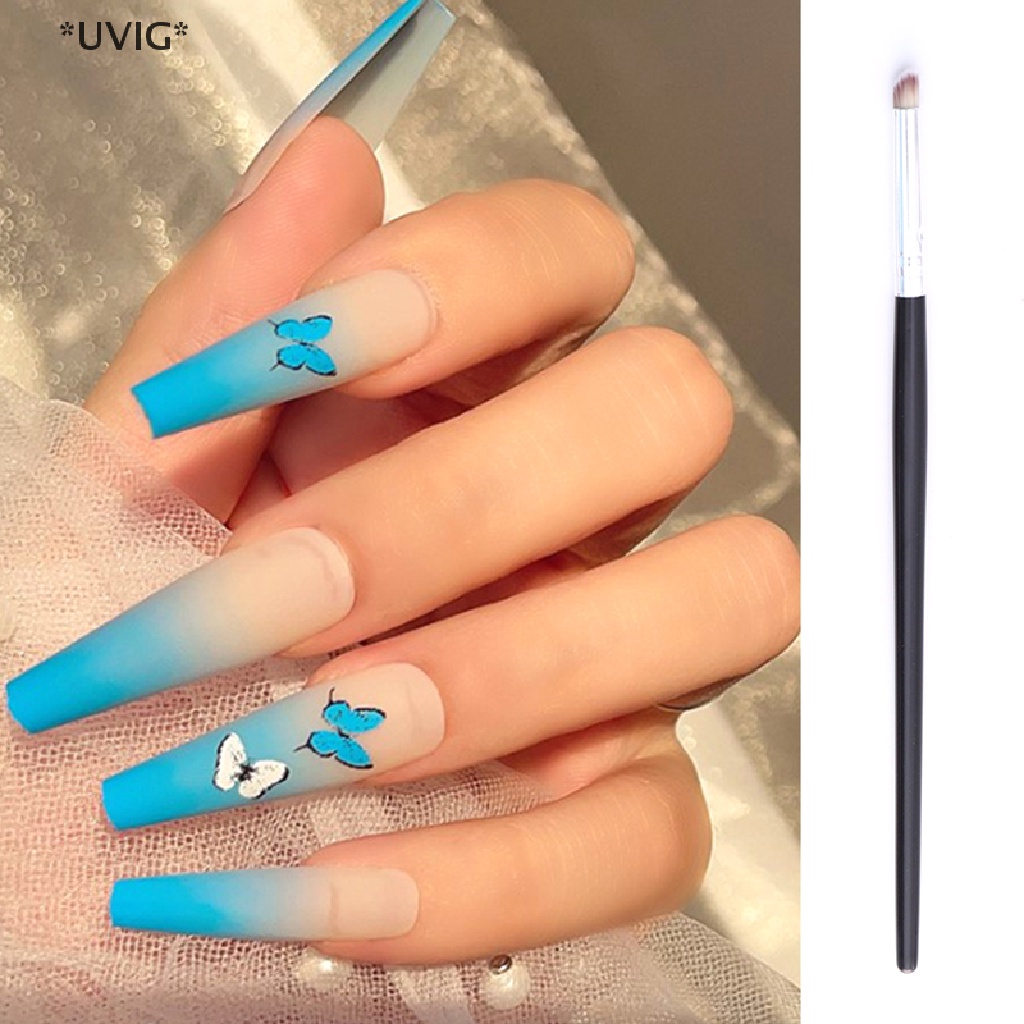 [[UVIG]] Ombre Effect Nail Art Brush Gradient Design UV Gel Polish Draw Paint Pen Brush [Hot Sell]