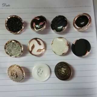 Khuy áo véc, áo dạ + khuy cỡ to + cúc áo