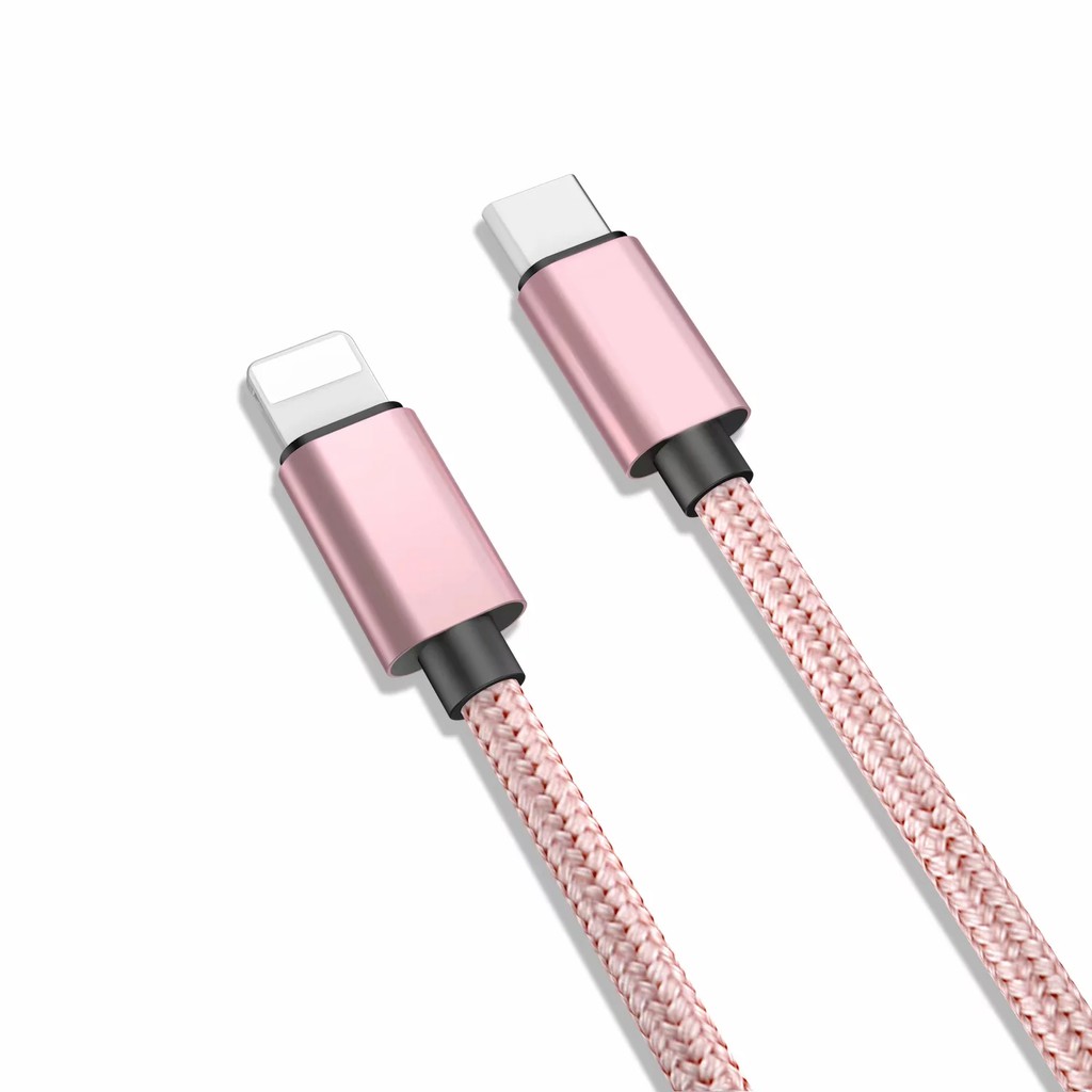 Fast Charging Cable For USB C Lightning For iPhone Xs pin to TypeC 3A Quick charger Type C Lightning Macbook to phone