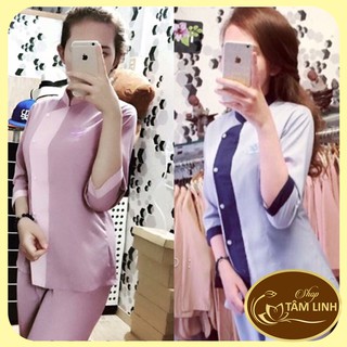 Đồ Lam Đi Chùa_Mẫu Lãnh Tụ Nữ