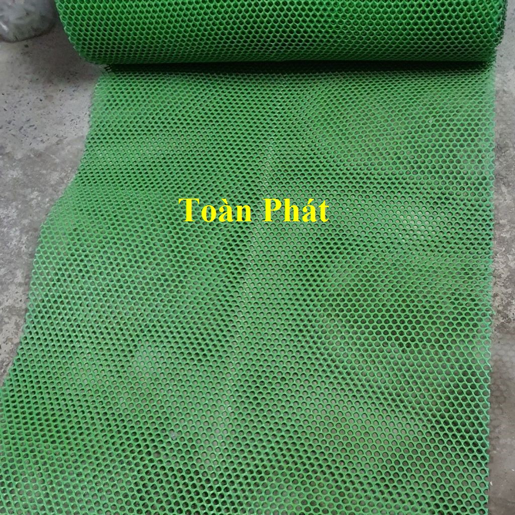 Lưới nhựa khổ cao 1,2m màu xanh lá mạ (mắt lỗ 1cm ,2cm) vây gà vịt