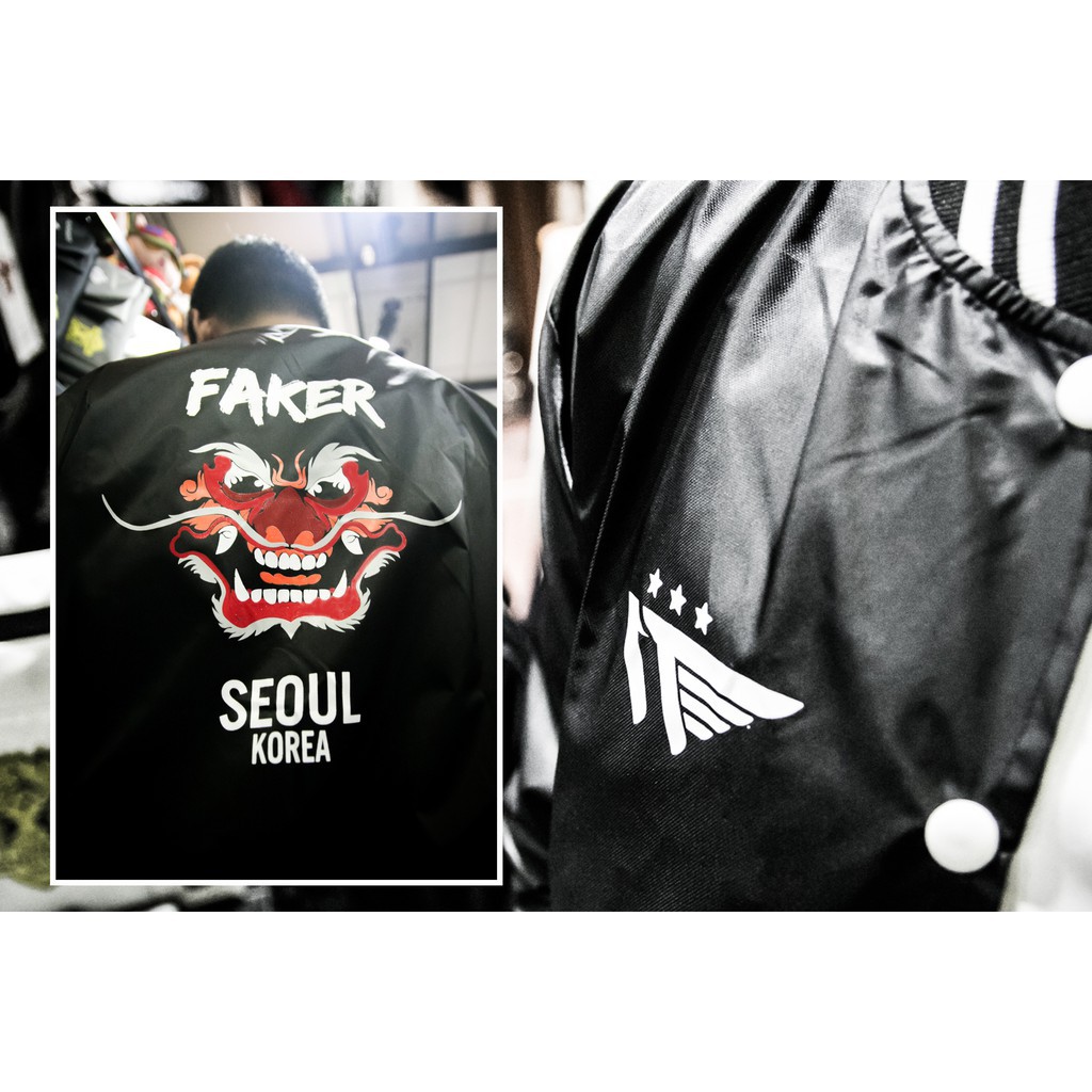 Áo Khoác T1 Faker Demon King Champion's Jacket (SKT) -Hàng nhập khẩu