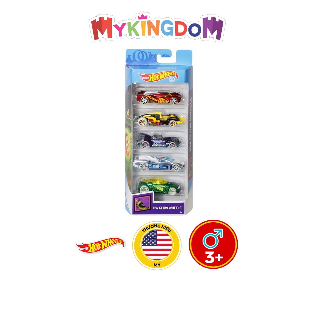 Bộ 5 siêu xe Hot Wheels 1806H - Giao hàng ngẫu nhiên