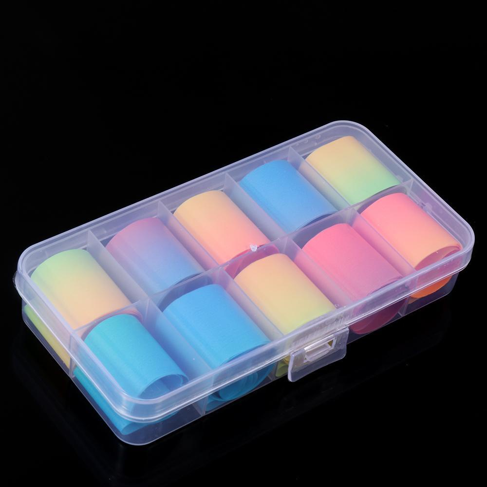 LAY Set Giấy Foil 3D Dán Móng Nghệ Thuật