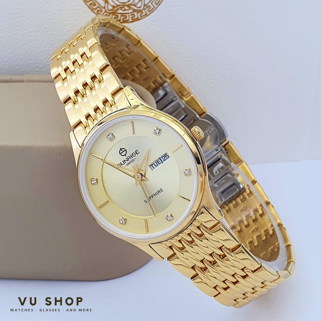 Đồng hồ nữ SUNRISE 2109SB - Chính hãng, kính Sapphire