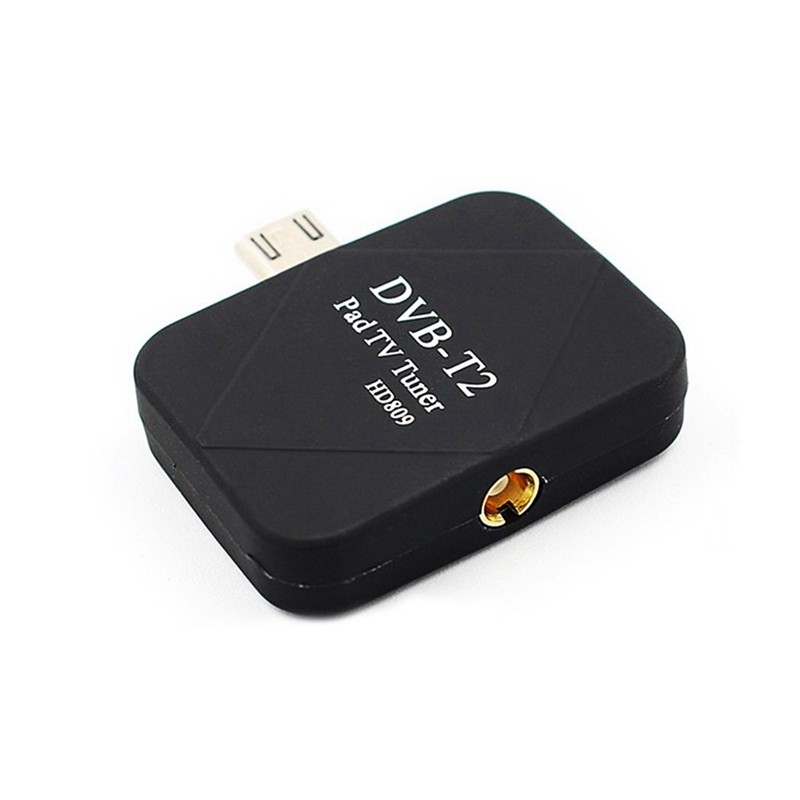 USB DVB-T / T2 TV Tuner Receiver Dongle cho điện thoại Android