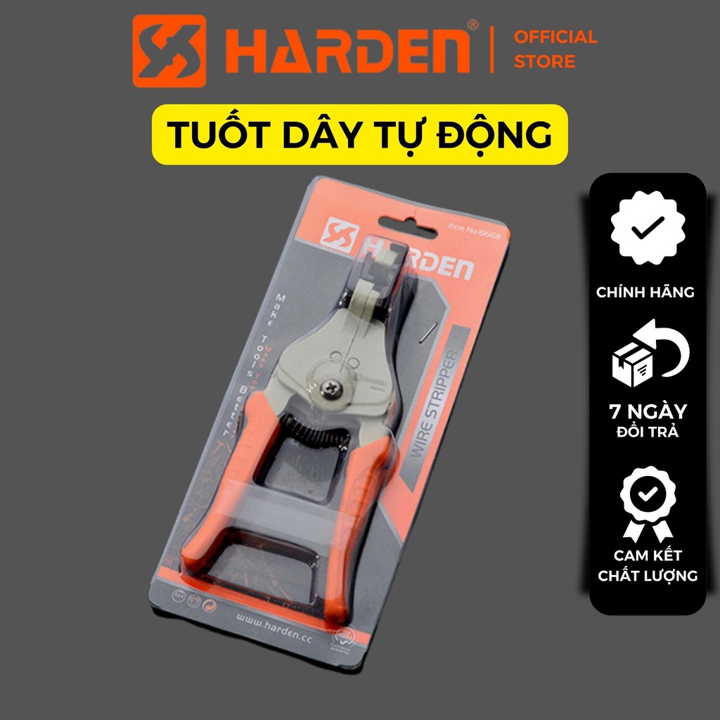 Kềm tuốt dây điện tự động đa năng cao cấp HARDEN