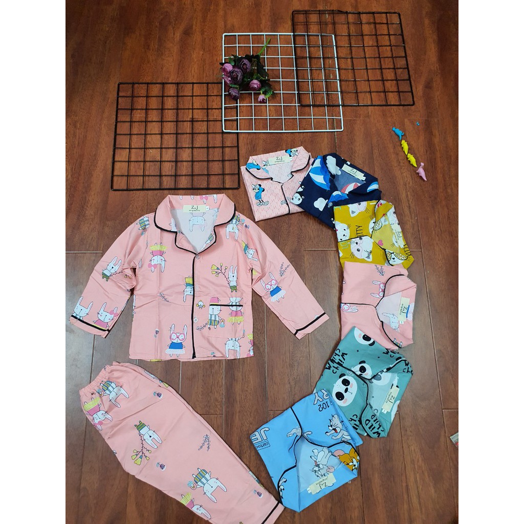 [ ẢNH THẬT SHOP TỰ CHỤP ] Bộ Pijama trẻ em dài tay dưới 20kg KATE THÁI LOẠI nhiều mẫu cực xinh cho bé