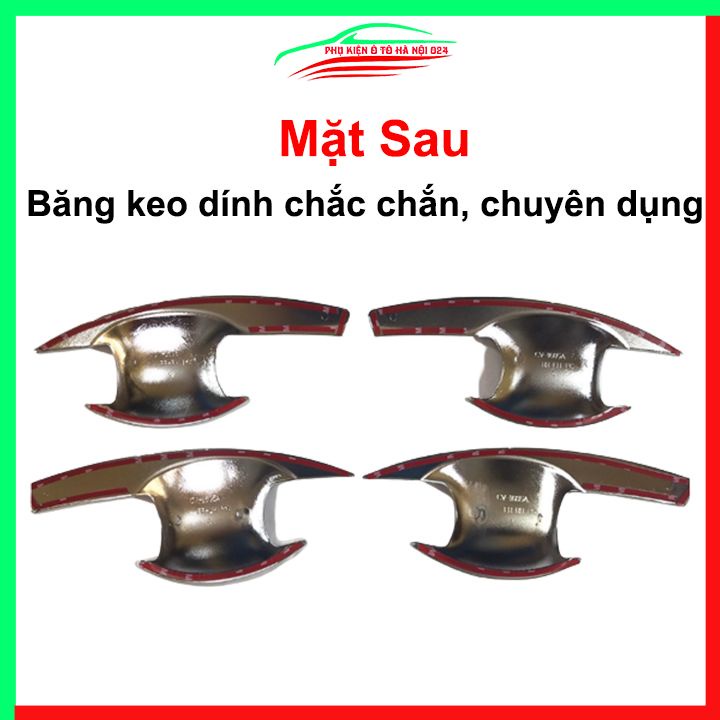 Ốp tay hõm mạ crom Civic 2016-2021 sáng bóng chống trầy bảo vệ cửa xe ô tô