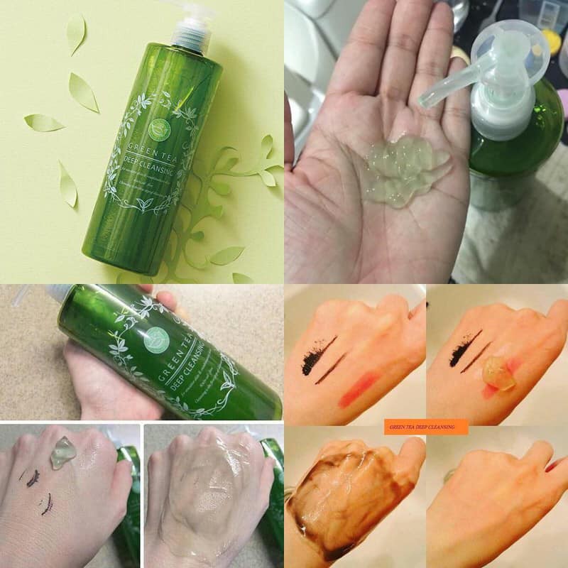 GEL TẨY TRANG TRÀ XANH - GREEN TEA DEEP CLEANSING SANTA MARCHE