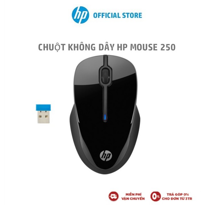 Chuột USB HP Wireless Mouse 250 A/P_3FV67AA - Hàng Chính Hãng | BigBuy360 - bigbuy360.vn