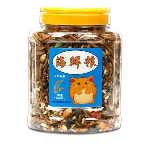 Hamster Food Thùng trái cây và rau hạt Nguồn cung cấp Golden Silk Bear Food Feed Main Food Gói thực phẩm ngũ cốc thực ph