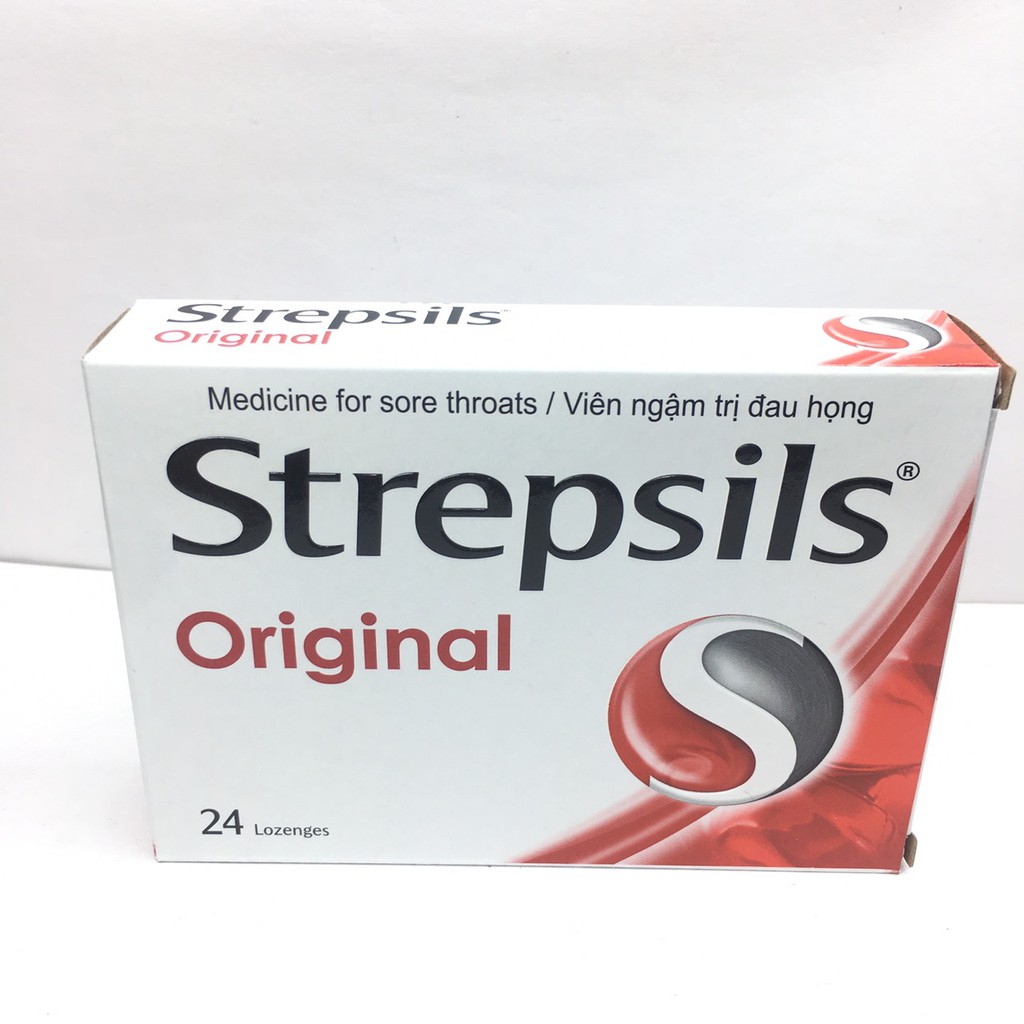 Viên ngậm Strepsil hộp 24 viên