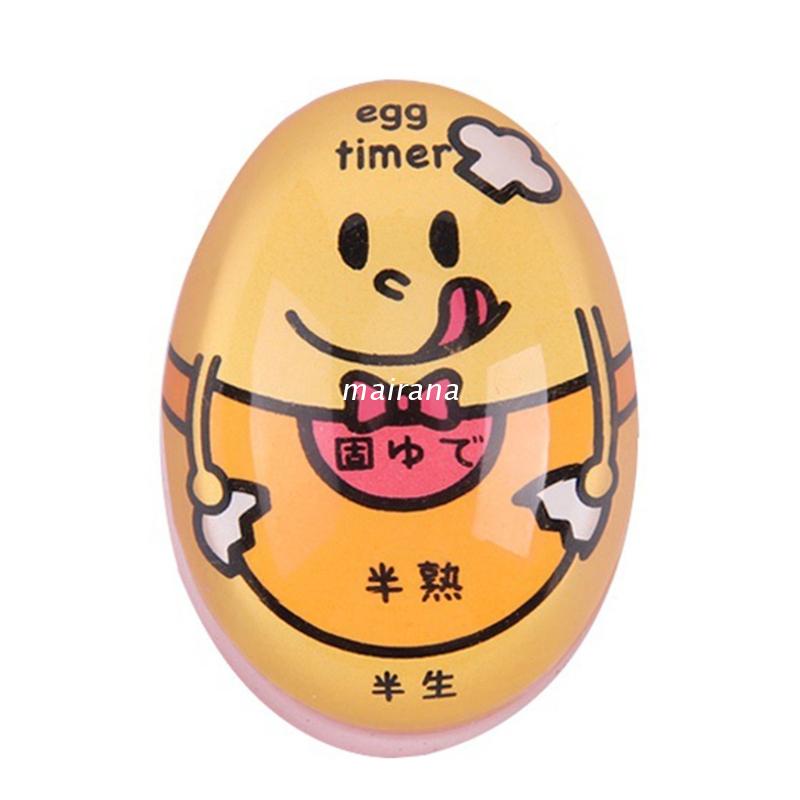 Đồng hồ hẹn giờ luộc trứng chất liệu cứng mềm thay đổi màu sắc tiện lợi