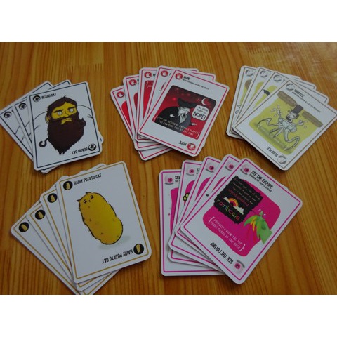 TRÒ CHƠI VUI NHỘN - MÈO NỔ - EXPLODING KITTEN - PHIÊN BẢN 16 - TIẾNG VIỆT - HỘP ĐỎ