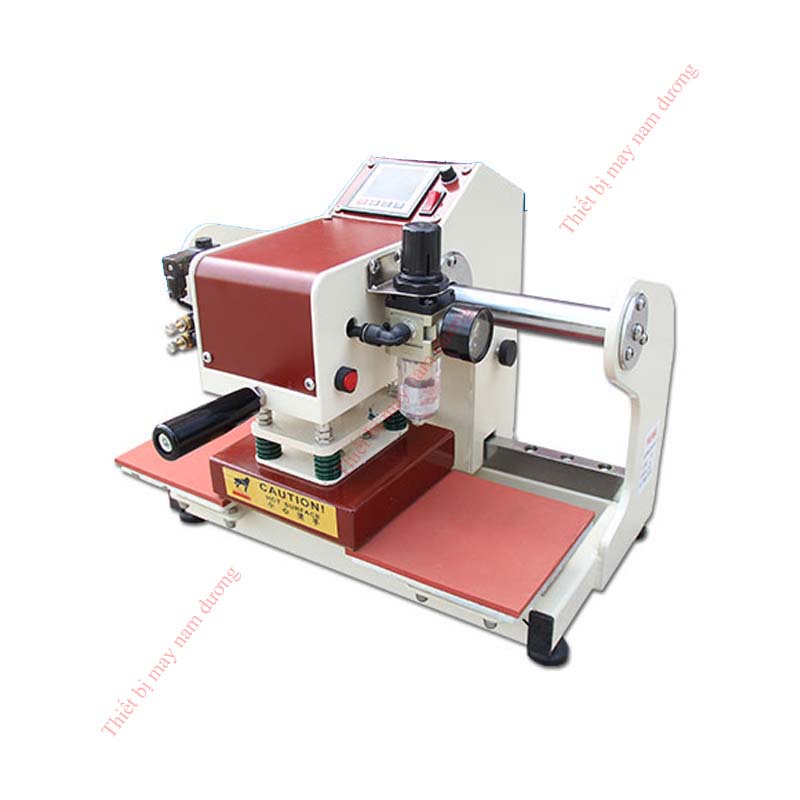 máy ép nhiệt 2 mâm ép tự động khí nén 15x15