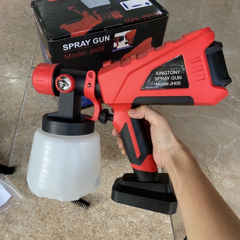 Súng phun sơn điện cầm tay SPRAY GUN máy phun sơn 550w