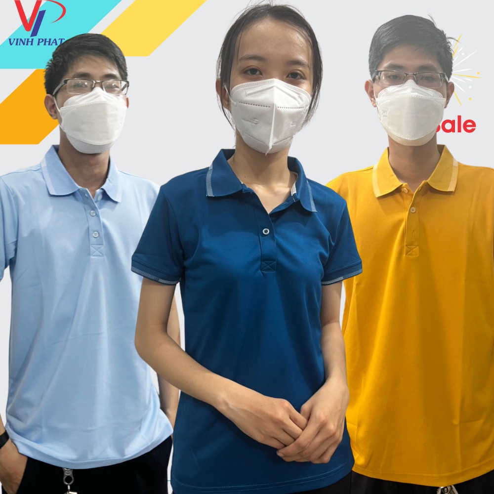 Áo Thun Polo Nam Nữ Basic Cổ Bẻ Trẻ Trung Năng Động Đủ Màu Chất Vải Bamboo Cotton Co Giãn Tốt - Hình Thật