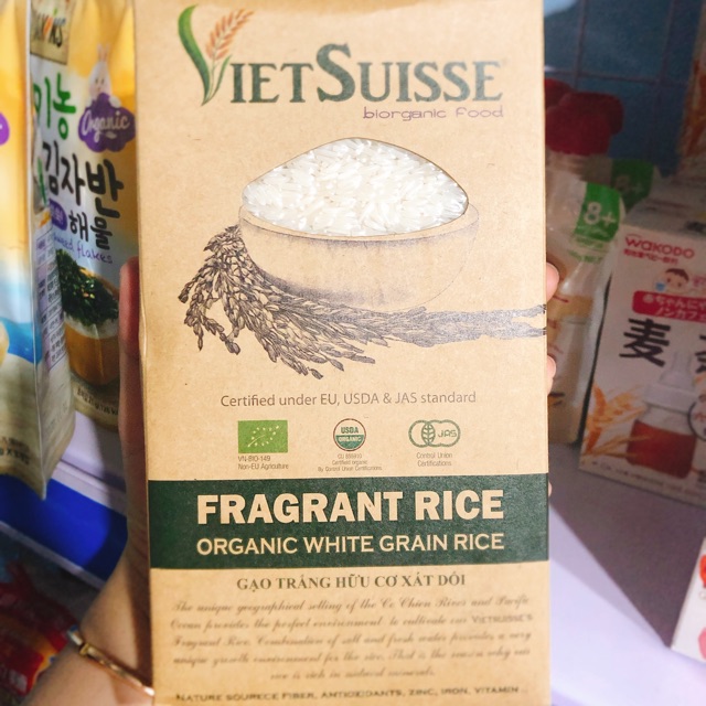 Gạo trắng hữu cơ 1kg