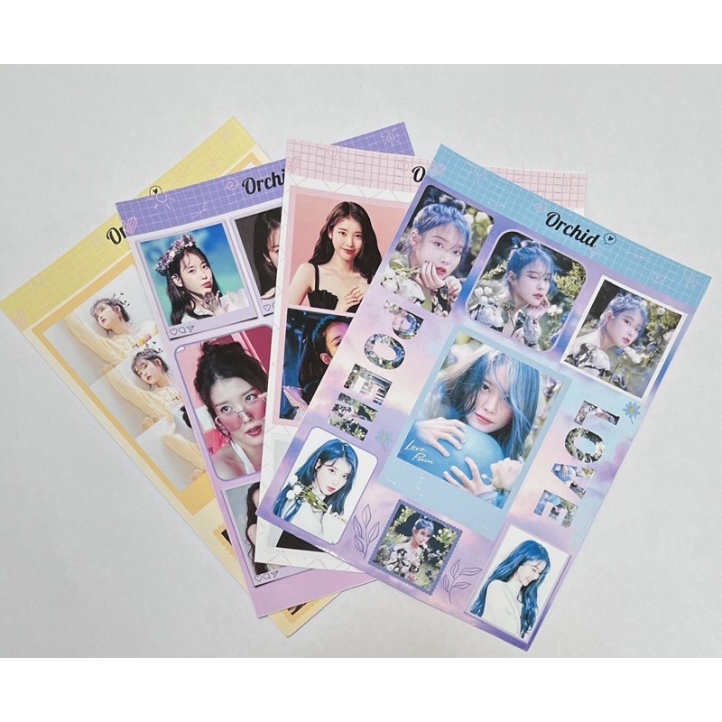 Sticker nhãn dán IU Lee Ji Eun