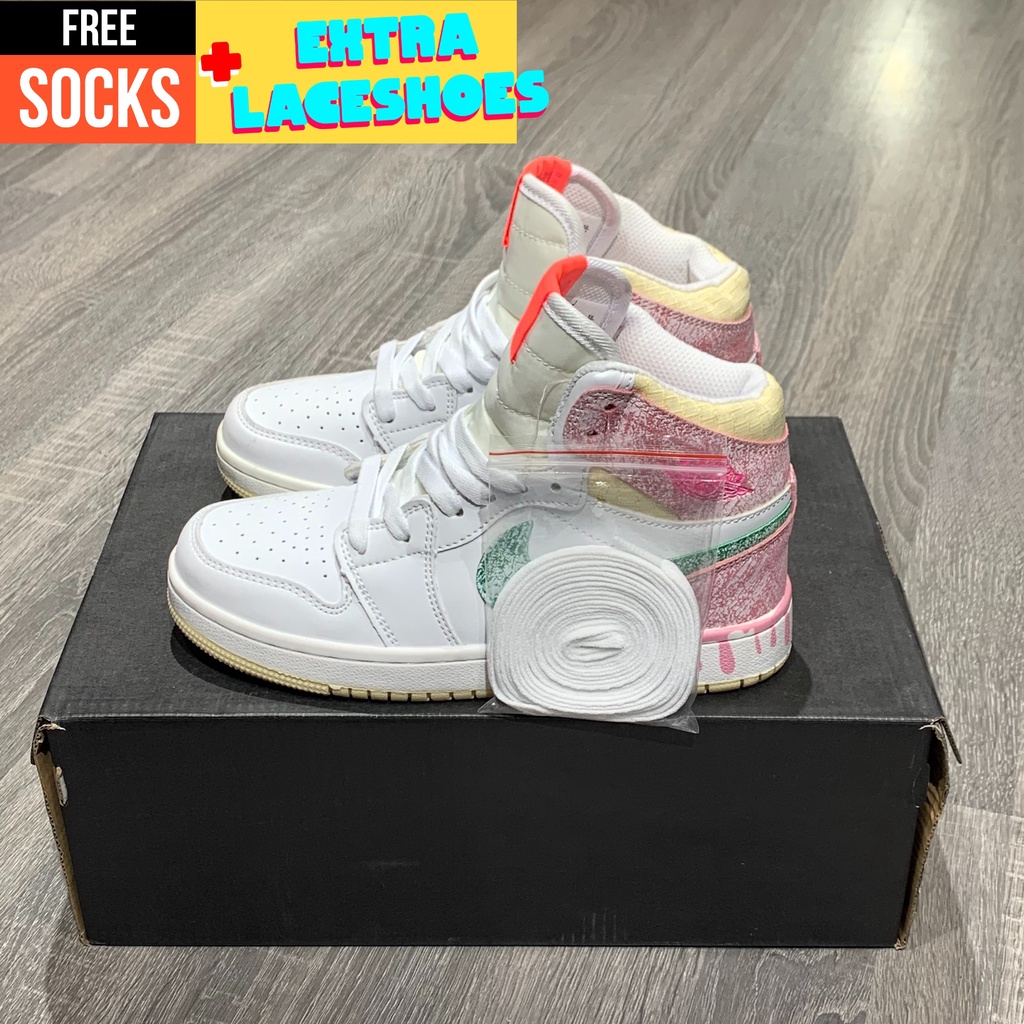 [Hàng cao cấp + Full Box + Tặng Tất] Giày J.D.1 Mid F.eature P.aint